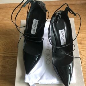 Jimmy chop patent leather pumps size 37.5